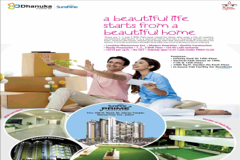 Avail subsidy upto Rs. 2.67 Lacs under PMAY-CLSS at Dhanuka Sunshine Prime in Jaipur